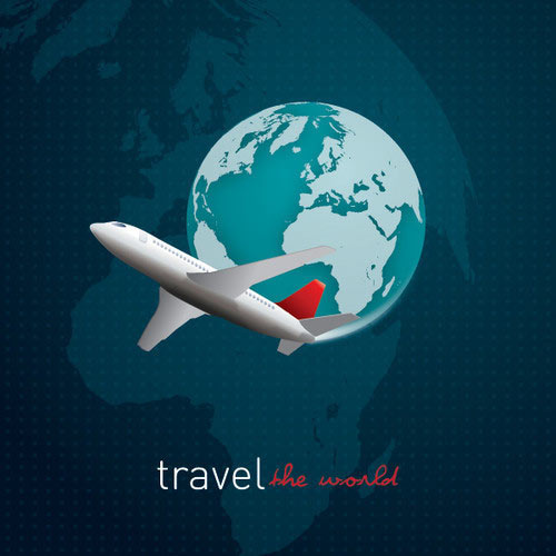 Travel The World Vector Graphic