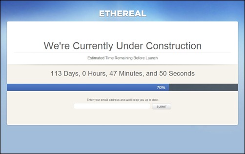 Ethereal under construction