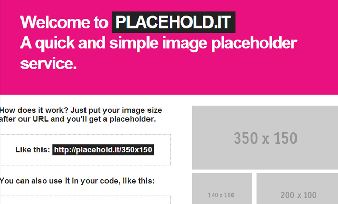 placeholder quick simple filler image generator
