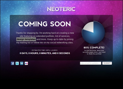 Neoteric under construction page