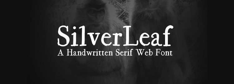 SilverLeaf free typeface