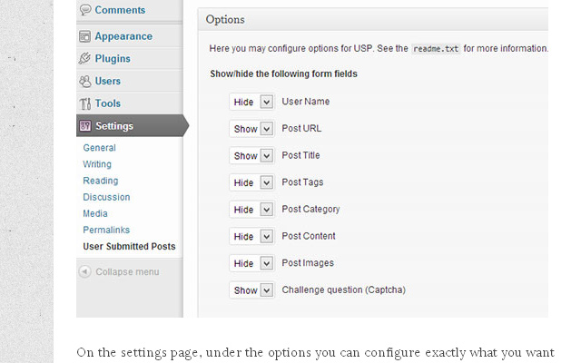 wordpress allow users to submit content tutorial
