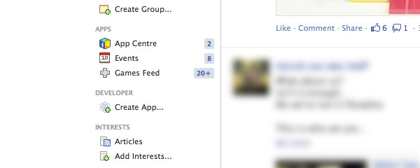 Facebook uses so many icons, they act more as decoration.
