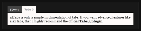 Free CSS JQuery Tabs Plugin And Tutorials