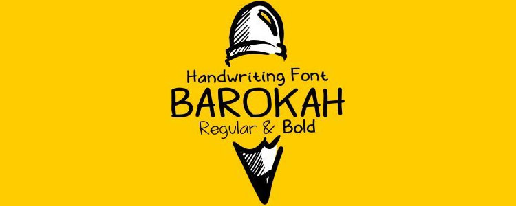 Barokahfont designed by Seruput Studio free typeface