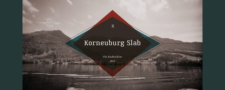 Korneuburg Slabfont designed by Flö Rastbichler free typeface