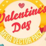 Freebie: Valentine’s vector pack