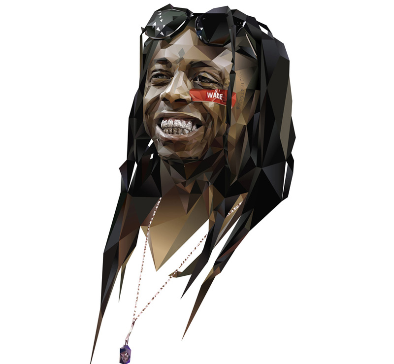 Portrait of Lil Wayne