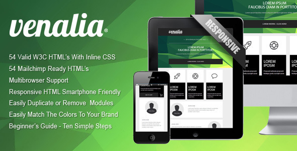 'Venalia' Effective Newsletter Template