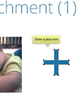 draw a plus icon