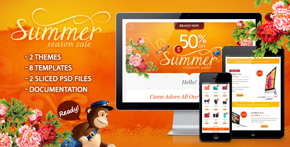 Summer Season Sale Effective Newsletter Template