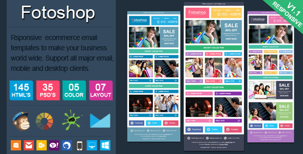 Fotoshop Effective Premium Newsletter Templates  