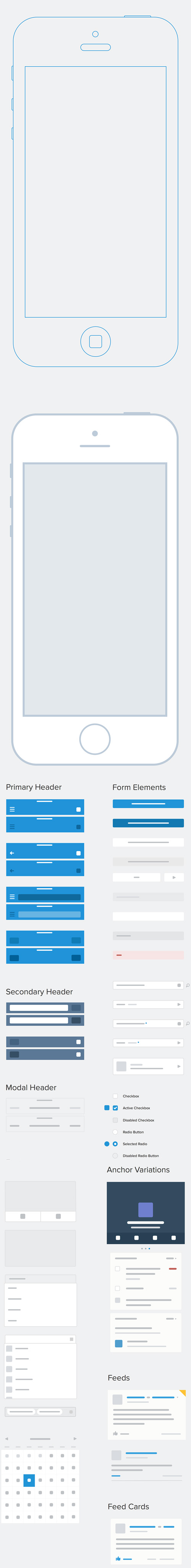  Mobile Sketch Wireframe Kit