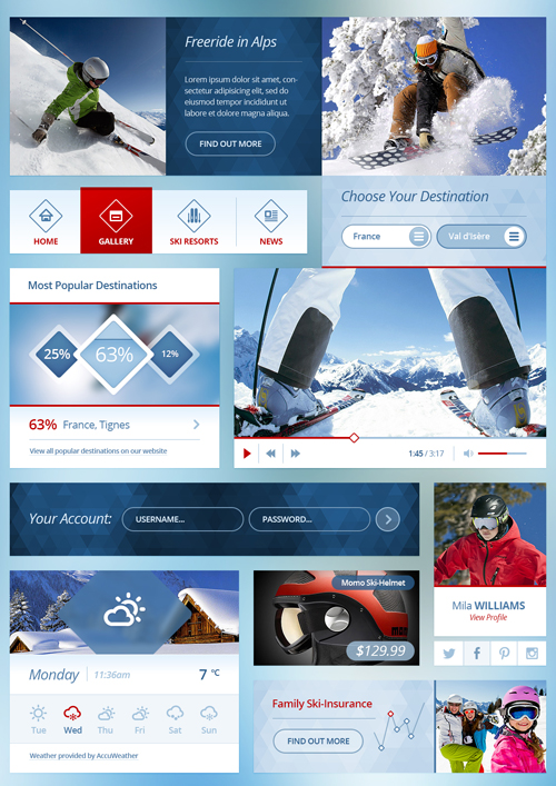 UI Kit (Ski)