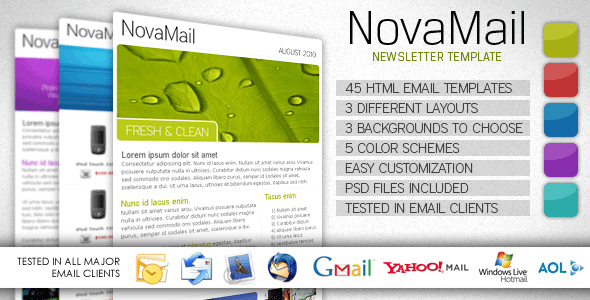 NovaMail Effective Newsletter Template