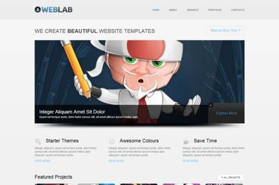 25+ Stylish and Trendy Free HTML5 CSS3 Templates - iDevie