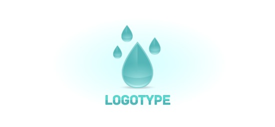 Raindrop Logo Design Template