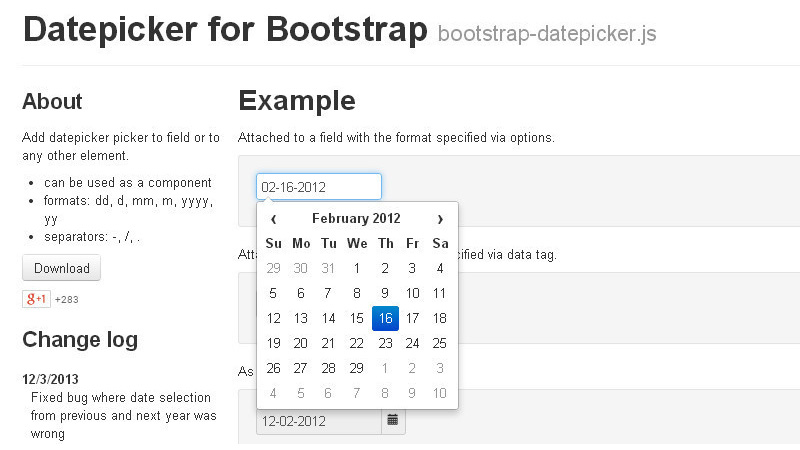 Bootstrap-Datepicker