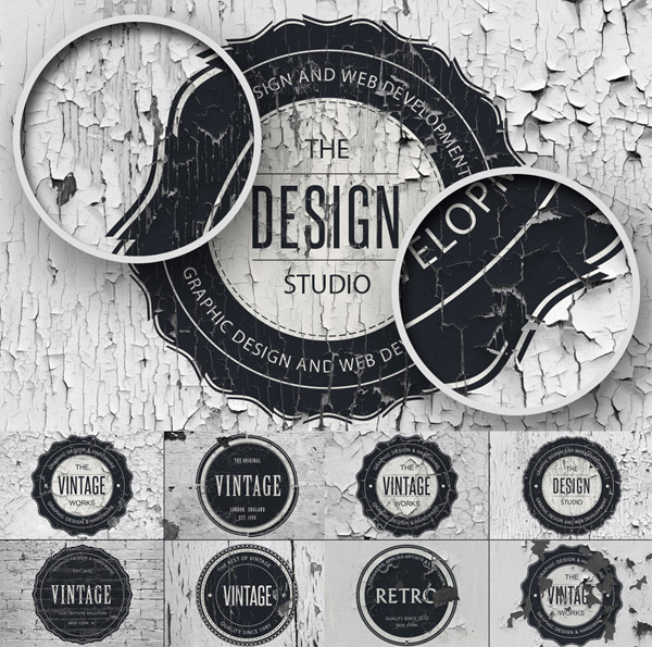 Vintage Overlay Textures from Design Something