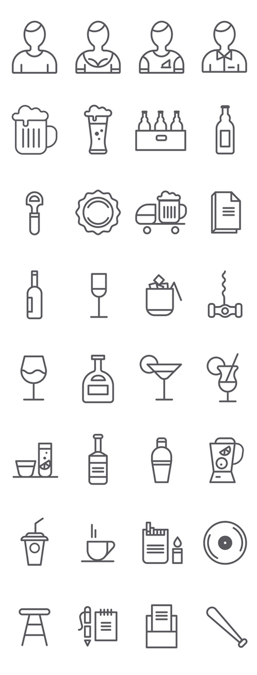 Free Bar Icons