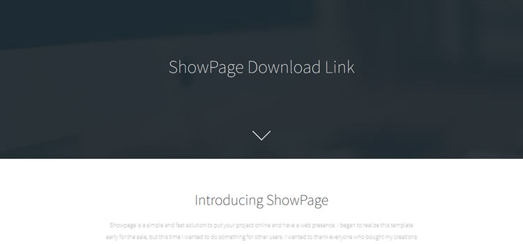 ShowPage css responsive HTML templates web-design free