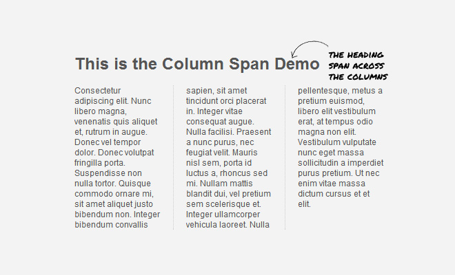 css3 multiple columns layout tutorial howto