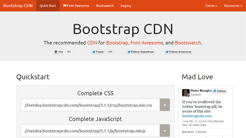 Bootstrap CDN