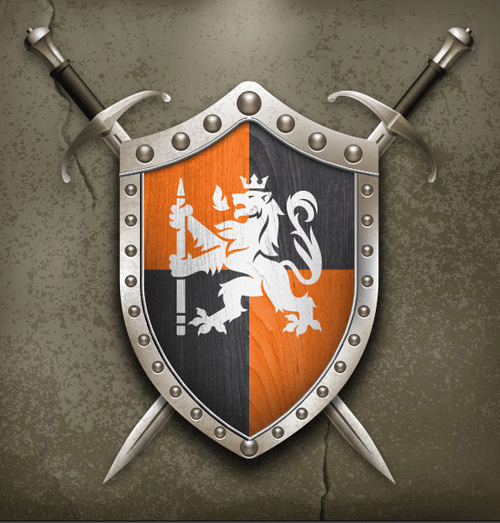 Create a Near Realistic Shield and Sword in Adobe Illustrator