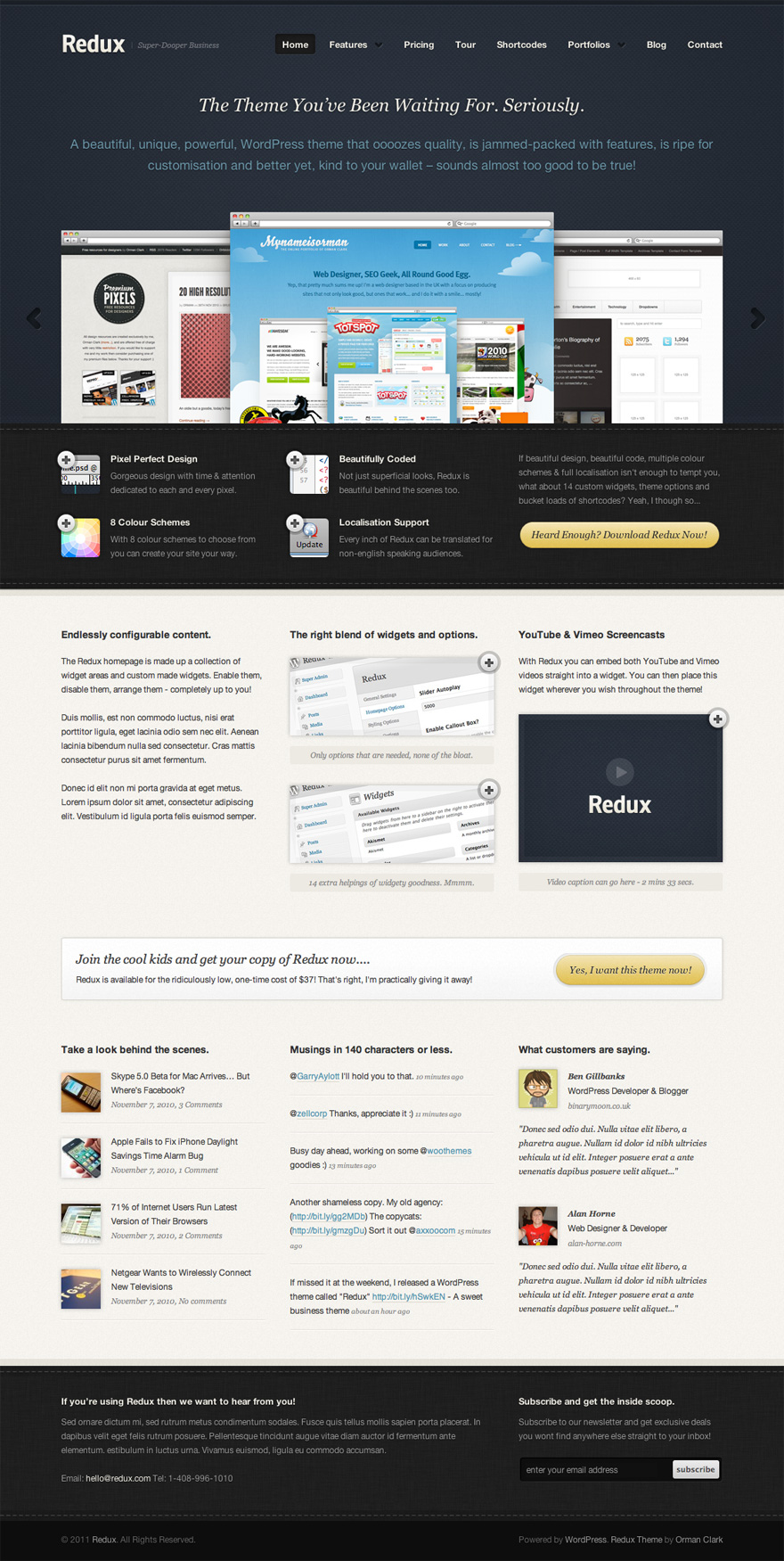 Business Website Template Design