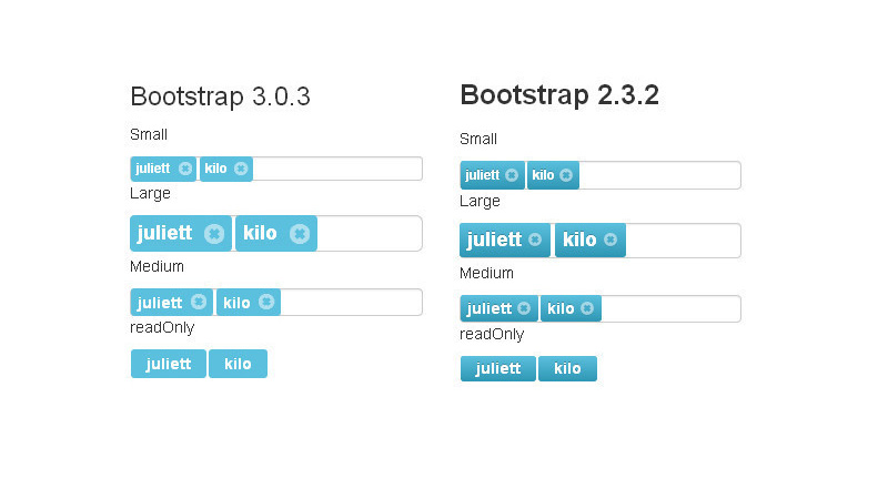 Bootstrap Tags