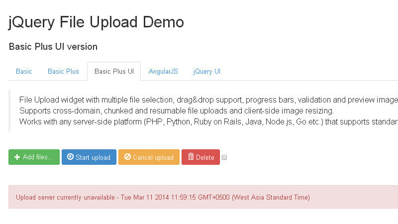 jQuery File Upload
