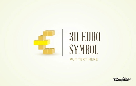 Euro 3D symbol