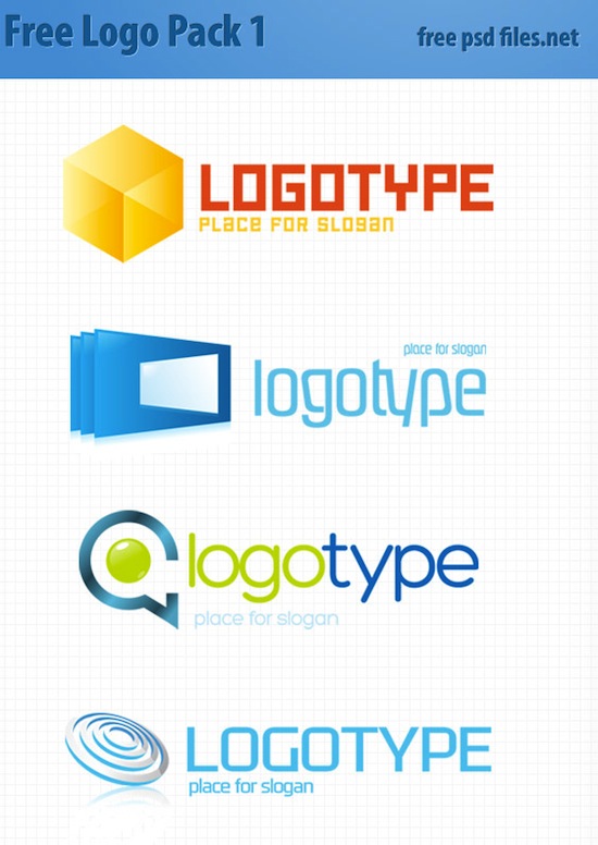 PSD Logo Design Templates Pack 1