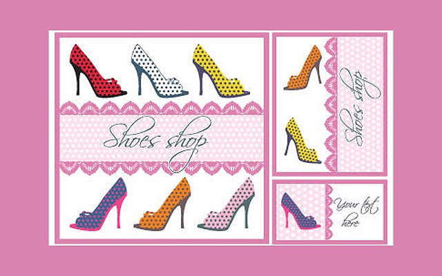 Shoes Vector Card Set fresh best free vector packs kits