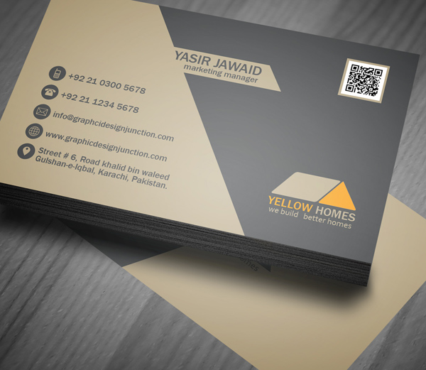 Real Estate Business Card Template - 1
