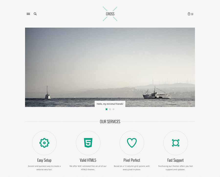 A Collection Of Simplistic & Minimal WordPress Themes