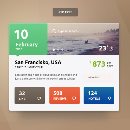 Small Travel UI