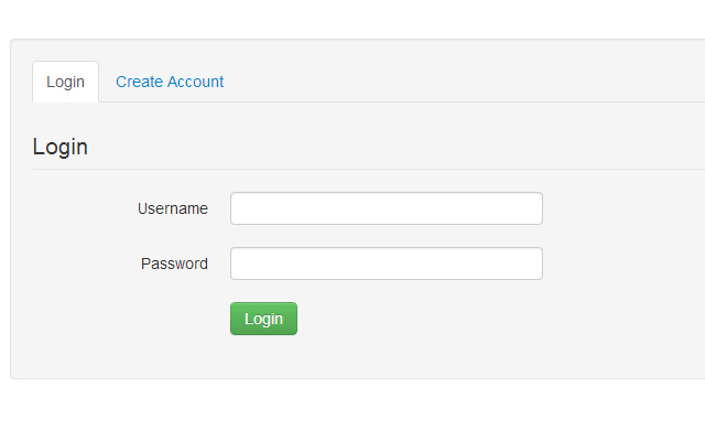 tabbed bootstrap login register form interface