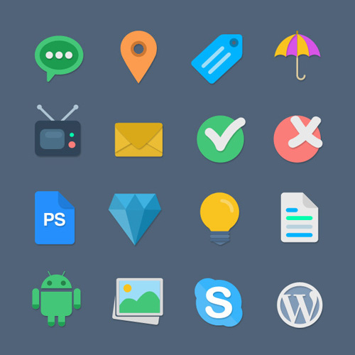 Flat Web Icons