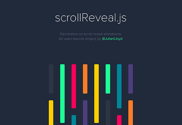 scrollReveal.js – On-scroll reveal animations with JS