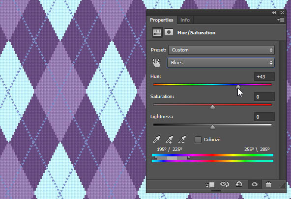 Tutorial Photoshop-Argyle Pattern