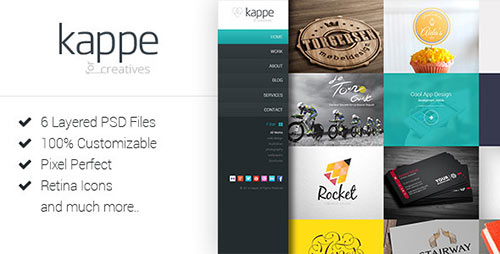 Kappe - Creative Full Screen HTML5 Template