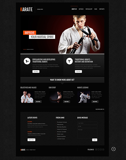 Bootstrap Responsive Joomla Template