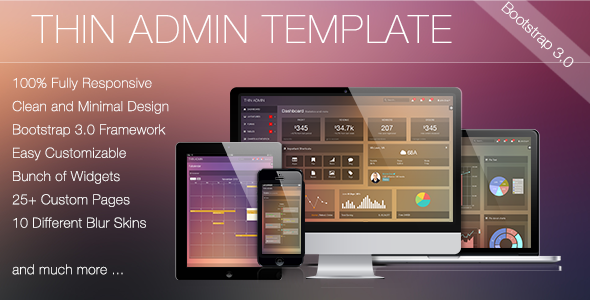 Thin Admin Template