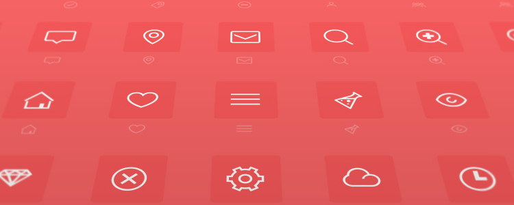 Minimal is A Minimally Designed Icon Font with 48 Icons