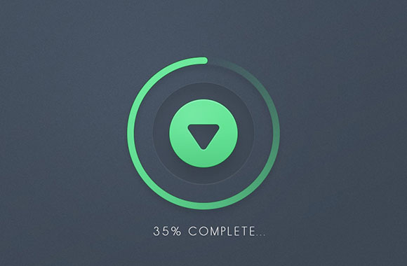 Download Button PSD