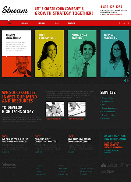 Bootstrap Responsive Joomla Template