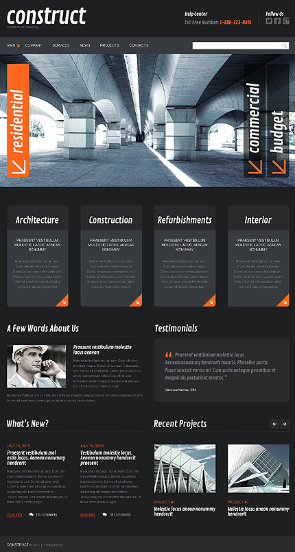 Bootstrap Responsive Joomla Template