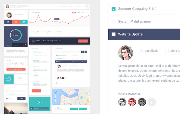 free ui kit psd march 2014 9