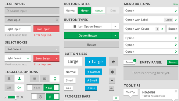 free ui kit psd march 2014 7